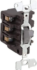 Square D - 3 Poles, 30 Amp, Open Toggle Manual Motor Starter - 1 hp at 90 VDC, 1-1/2 hp at 230 VDC, 15 hp at 460 VAC, 2 hp at 115 VAC, 2 hp at 115 VDC, 20 hp at 575 VAC & 7-1/2 hp at 230 VAC, CE, CSA & UL Recognized - Exact Tool & Supply