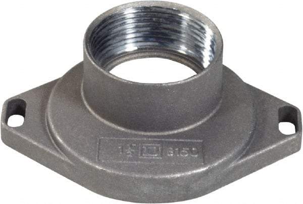 Square D - 1-1/2 Inch Conduit, Safety Switch Plate Hub - For Use with Load Centers, RB Devices - Exact Tool & Supply