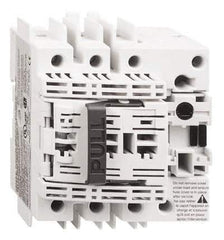 Schneider Electric - 3 Pole, 600 VAC, 30 Amp, Pressure Plate and DIN Rail Mount Fuse Holder - Compatible with CC Class, 97mm Wide Fuse - Exact Tool & Supply
