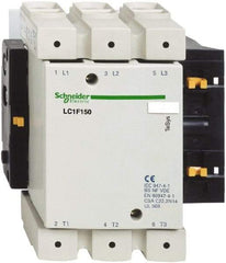 Schneider Electric - 3 Pole, 24 Coil VAC, 250 Amp at 440 VAC, Nonreversible IEC Contactor - Bureau Veritas, CCC, CSA, DNV, EN/IEC 60947-1, EN/IEC 60947-4-1, GL, JEM 1038, LROS, RINA, RMRoS, RoHS Compliant, UL Listed - Exact Tool & Supply