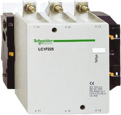 Schneider Electric - 3 Pole, 120 Coil VAC, 330 Amp at 440 VAC, Nonreversible IEC Contactor - Bureau Veritas, CCC, CSA, DNV, EN/IEC 60947-1, EN/IEC 60947-4-1, GL, JEM 1038, LROS, RINA, RMRoS, RoHS Compliant, UL Listed - Exact Tool & Supply