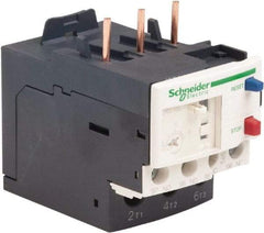 Schneider Electric - 3 Pole, NEMA Size 00-1, 4 to 6 Amp, 690 VAC, Thermal NEMA Overload Relay - Trip Class 20, For Use with LC1D09, LC1D12, LC1D18, LC1D25, LC1D32 and LC1D38 - Exact Tool & Supply