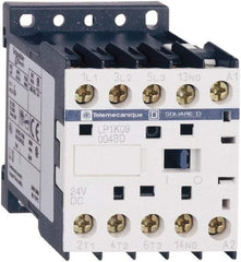 Schneider Electric - 4 Pole, 12 Coil VDC, 16 Amp at 690 VAC and 20 Amp at 440 VAC, Nonreversible IEC Contactor - BS 5424, CSA, IEC 60947, NF C 63-110, RoHS Compliant, UL Listed, VDE 0660 - Exact Tool & Supply