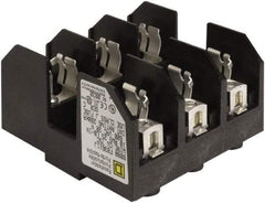Square D - 3 Pole, 600 Volt, 30 Amp, Surface Mount Fuse Holder - Compatible with CC Class Fuse - Exact Tool & Supply