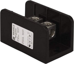 Square D - 1 Pole, 500 (Aluminium), 620 (Copper) Amp, Phenolic Power Distribution Block - 600 VAC, 2 Primary Connection - Exact Tool & Supply