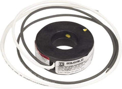 Square D - 200 Amp AC Input, 5 Amp AC Output, Panel Meter Current Transformer - Flying Lead Terminal, For Use with AC Ammeter - Exact Tool & Supply