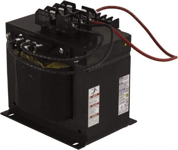 Square D - 1 Phase, 2,000 VA, Top Mount Fuse Block Control Transformer - 239°F Temp Rise - Exact Tool & Supply