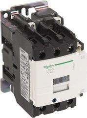 Schneider Electric - 3 Pole, 120 Coil VAC at 50/60 Hz, 50 Amp at 440 VAC and 80 Amp at 440 VAC, Nonreversible IEC Contactor - Exact Tool & Supply