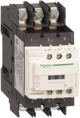 Schneider Electric - 3 Pole, 24 Coil VAC at 50/60 Hz, 65 Amp at 440 VAC, Nonreversible IEC Contactor - CCC, CSA, CSA C22.2 No. 14, EN/IEC 60947-4-1, EN/IEC 60947-5-1, GOST, RoHS Compliant, UL 508, UL Listed - Exact Tool & Supply