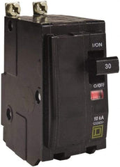 Square D - 25 Amp, 240 VAC, 2 Pole, Bolt On Miniature Circuit Breaker - 14-8 AWG - Exact Tool & Supply