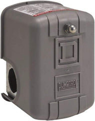 Square D - 1 and 3R NEMA Rated, 16 to 22 psi, Electromechanical Pressure and Level Switch - Adjustable Pressure, 575 VAC, L1-T1, L2-T2 Terminal, For Use with Square D Pumptrol - Exact Tool & Supply