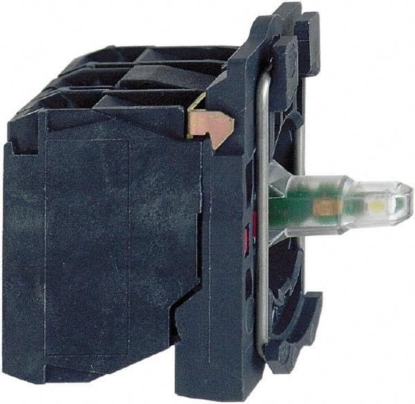 Schneider Electric - 110-120 V Orange Lens LED Indicating Light - Screw Clamp Connector, Vibration Resistant - Exact Tool & Supply