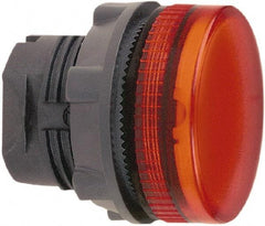 Schneider Electric - Round Pilot and Indicator Light Lens - Red - Exact Tool & Supply