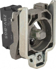 Schneider Electric - 24-120 VAC/VDC at 50/60 Hz Orange Lens LED Indicating Light - Screw Connector, Electromagnetic Field Resistant, Electrostatic Discharge Resistant, Shock Resistant, Vibration Resistant - Exact Tool & Supply