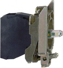 Schneider Electric - 24-120 VAC/VDC at 50/60 Hz Blue Lens LED Indicating Light - Screw Connector, Electromagnetic Field Resistant, Electrostatic Discharge Resistant, Shock Resistant, Vibration Resistant - Exact Tool & Supply