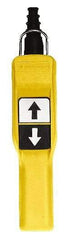 Schneider Electric - 2 Operator, Pushbutton Pendant Control Station - Up-Down (Legend), Momentary Switch, NO/NC Contact, NEMA 1 - Exact Tool & Supply