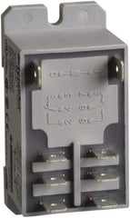 Schneider Electric - 7,500 VA Power Rating, Electromechanical Plug-in General Purpose Relay - 20 Amp at 28 VDC, 25 Amp at 28 VDC, 3 Amp at 250/277 VAC & 28 VDC, 30 Amp at 250 VAC & 277 VAC, 2CO, 24 VAC - Exact Tool & Supply