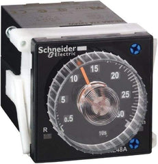 Schneider Electric - 300 hr Delay, Time Delay Relay - 5 Contact Amp, 24 to 240 VAC/VDC at 50/60 Hz - Exact Tool & Supply