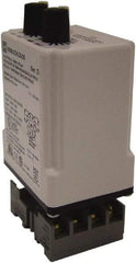 Square D - DPDT Time Delay Relay - 10 Contact Amp, 110 VDC & 120 VAC - Exact Tool & Supply
