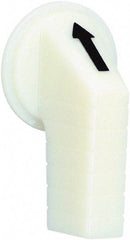 Schneider Electric - 30mm, White, Selector Switch Operating Knob - For Use with Selector Switch - Exact Tool & Supply
