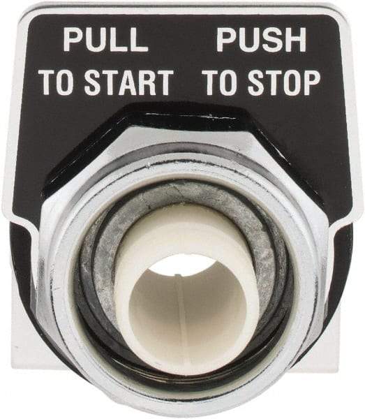 Schneider Electric - 30mm Mount Hole, Extended Straight, Pushbutton Switch Only - Maintained (MA) - Exact Tool & Supply