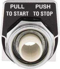 Schneider Electric - 30mm Mount Hole, Extended Straight, Pushbutton Switch Only - Maintained (MA) - Exact Tool & Supply