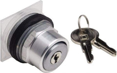 Schneider Electric - 30mm Mount Hole, Extended Straight, Pushbutton Switch Only - Round, Weatherproof, Dust and Oil Resistant - Exact Tool & Supply
