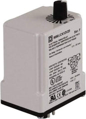 Square D - DPDT Time Delay Relay - 10 Contact Amp, 24 VAC/VDC - Exact Tool & Supply