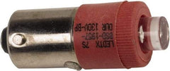 Schneider Electric - Pilot and Indicator Light Replacement LED - Red, 120 VAC, 120 VDC - Exact Tool & Supply