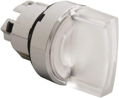 Schneider Electric - 22mm Mount Hole, 2 Position, Handle Operated, Selector Switch - White, Maintained (MA), Illuminated, Shock, Vibration and Water Resistant - Exact Tool & Supply