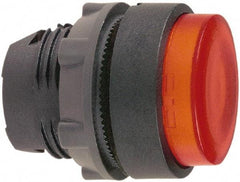 Schneider Electric - 22mm Mount Hole, Extended Straight, Pushbutton Switch Only - Round, Red Pushbutton, Illuminated, Maintained (MA) - Exact Tool & Supply