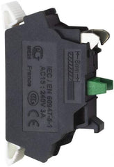 Schneider Electric - NC, Electrical Switch Contact Block - Spring Clamp Terminal - Exact Tool & Supply
