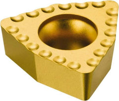 Sandvik Coromant - WCMX6 51 Grade 235 Carbide Indexable Drill Insert - TiCN/TiN Finish, Trigon, 3/8" Inscribed Circle - Exact Tool & Supply