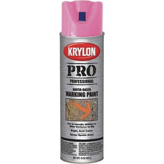 Krylon - 15 fl oz Red/Orange Marking Paint - Water Base Formula - Exact Tool & Supply