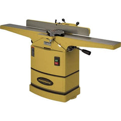 Powermatic - 6,000 RPM, 6" Cutting Width, 1/2" Cutting Depth, Jointer - 4" Fence Height, 38" Fence Length, 1 hp - Exact Tool & Supply