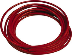 Acorn Engineering - 0.065" ID x 1/8" OD, 0.03" Wall Thickness, 10' Long, Polyethylene Tube - Red - Exact Tool & Supply