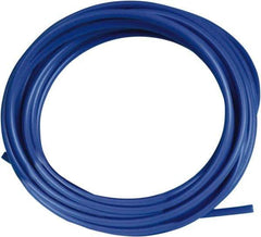 Acorn Engineering - 0.065" ID x 1/8" OD, 0.03" Wall Thickness, 10' Long, Polyethylene Tube - Blue - Exact Tool & Supply