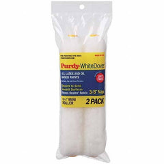 Purdy - 3/8" Nap, 6-1/2" Wide Paint Roller Cover - Smooth to Semi-Smooth Texture, Dralon - Exact Tool & Supply