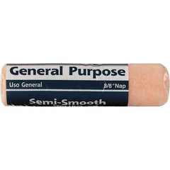 Rubberset - 3/8" Nap, 9" Wide Paint Roller Cover - Semi-Smooth Texture, Polyester - Exact Tool & Supply