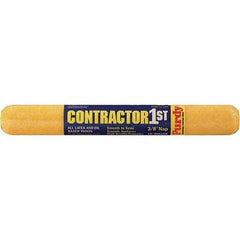 Purdy - 3/8" Nap, 18" Wide Paint Roller Cover - Smooth to Semi-Smooth Texture, Polyester - Exact Tool & Supply