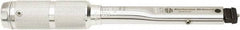 Sturtevant Richmont - Adjustable Interchangeable Head Clicker - 30 Ft/Lb to 150 Ft/Lb Torque, 16" OAL - Exact Tool & Supply