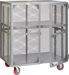 Little Giant - 2 Door, 2 Tier, Mobile Storage Locker - Exact Tool & Supply