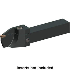 Kennametal - External Thread, 0.63" Max Depth of Cut, 2mm Min Groove Width, 6" OAL, Left Hand Indexable Grooving Cutoff Toolholder - 2 Seat Size, 1" Shank Height x 1" Shank Width, EG0200M02P02 Insert Style, EVSC-T Toolholder Style, Series Beyond Evolution - Exact Tool & Supply