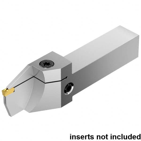 Kennametal - 16mm Max Depth, 4mm to 4mm Width, External Left Hand Indexable Grooving/Cutoff Toolholder - Exact Tool & Supply