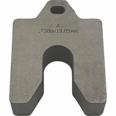 Maudlin Products - Metal Shim Stock Type: Slotted Shim Material: Stainless Steel - Exact Tool & Supply