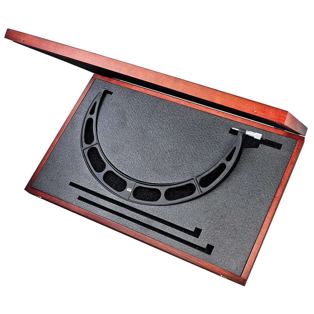 Starrett - Mechanical Outside Micrometers; Minimum Measurement (Inch): 22 ; Minimum Measurement (Decimal Inch): 22 ; Maximum Measurement (Decimal Inch): 23.0000 ; Graduation (Decimal Inch): 0.001 ; Features: Starrett Satin Chrome Finish - No Glare - Exact Tool & Supply
