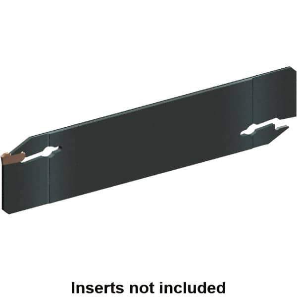 Kennametal - 0.608" Blade Height, 1/16" Blade Width, 3.559" OAL, Neutral Cut, Double End Indexable Cut-Off Blade - 16mm Max Depth of Cut, EVBS Blade, Beyond Evolution Series - Exact Tool & Supply