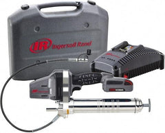 Ingersoll-Rand - 6,250 Max psi, Flexible Battery-Operated Grease Gun - 14 oz (Cartridge) Capacity, Includes Battery & Battery Charger - Exact Tool & Supply