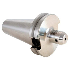 Techniks - CAT40 Taper Shank 7/16 Hole End Mill Holder & Adapter - 1-1/8" Nose Diam, 1-1/2" Projection - Exact Tool & Supply