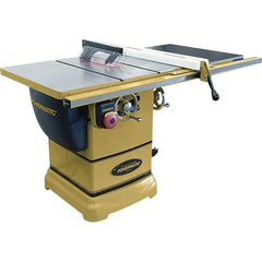 Jet - 10" Blade Diam, 5/8" Arbor Diam, 1 Phase Table Saw - 115/230 Volt, 3-1/8" Cutting Depth - Exact Tool & Supply